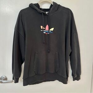 Adidas Adicolor Shattered Trefoil Oversize Hoodie Sz XS Womens